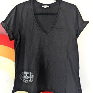 Aemi+Co Black Luckenbach Texas Tee - Women's Size M